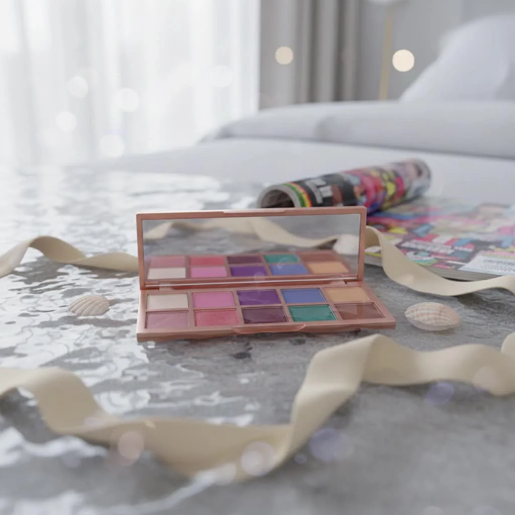 Trish McEvoy eye shadow palette with brushes