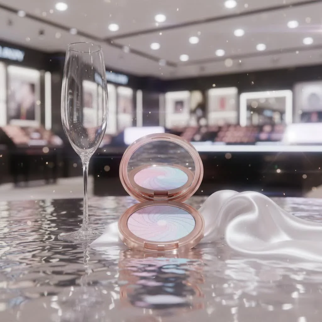 MAC Sparkler Eye Shadow in a compact with a brush