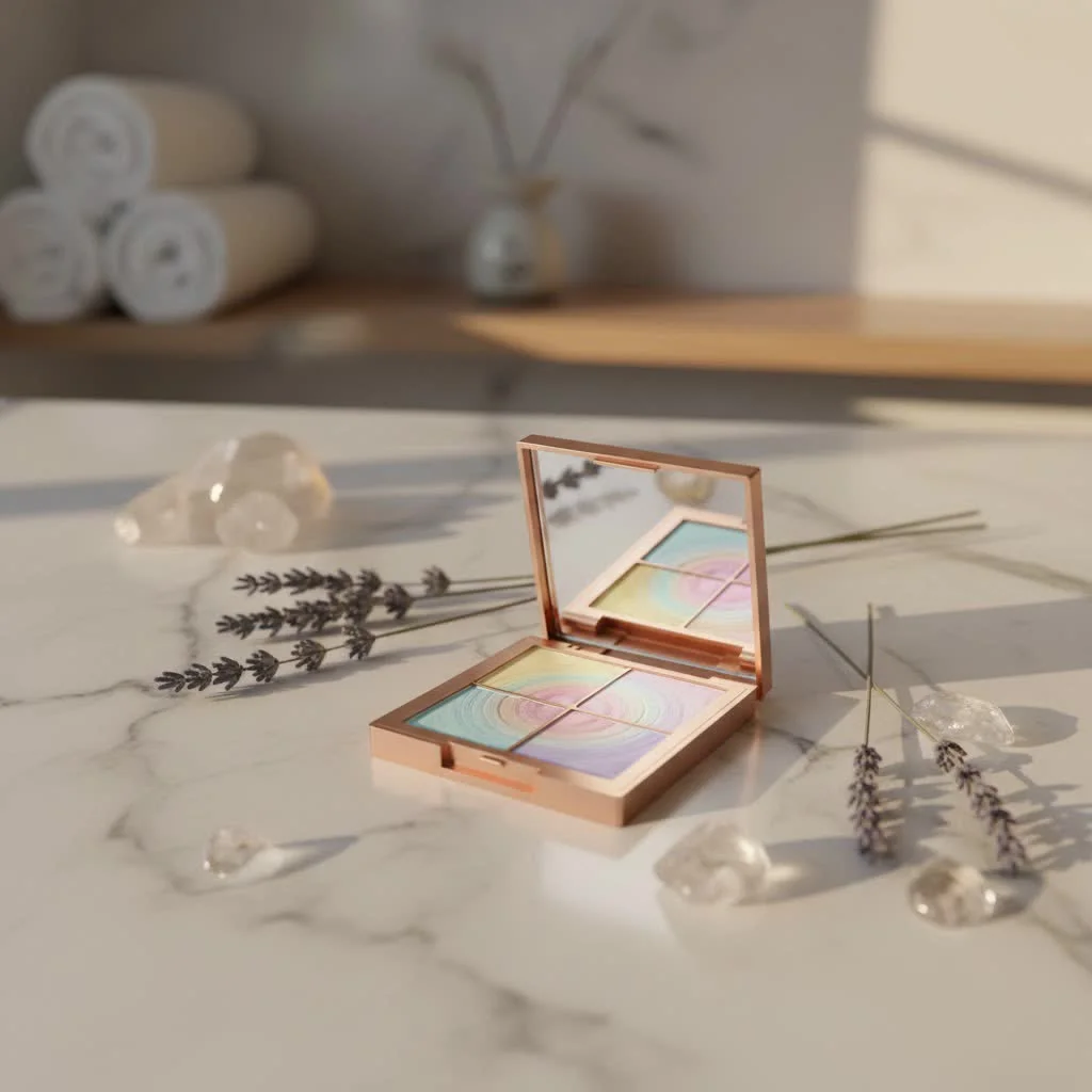 Stila Glitter & Glow Liquid Eye Shadow on an eyelid