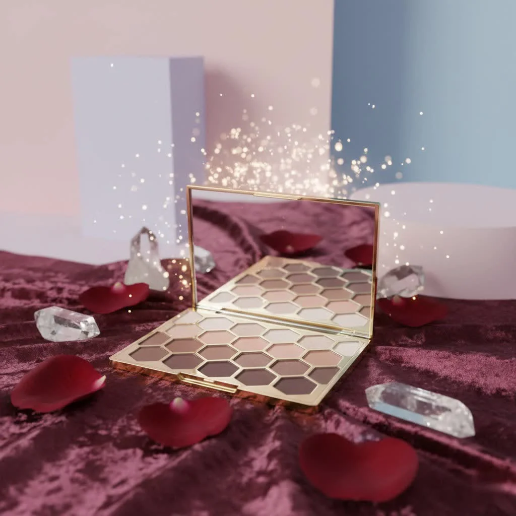 Celestial Nirvana Eye Shadow Palette with various shades